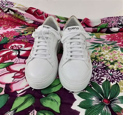 Sneakers in pelle in Bianco 